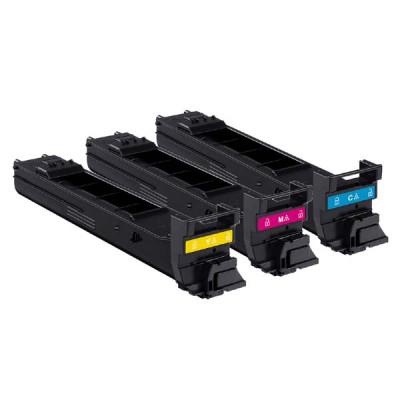 Konica Minolta A0DKJ52, originálny toner, CMY, 3-pack