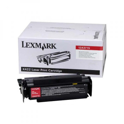 Lexmark 12A3715, originálny toner, čierny