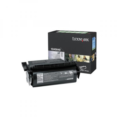 Lexmark 12A5849, originálny toner, čierny