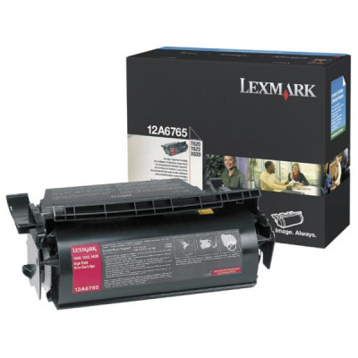 Lexmark 12A6765, originálny toner, čierny