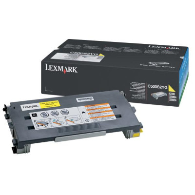 Lexmark C500S2YG, originálny toner, žltý