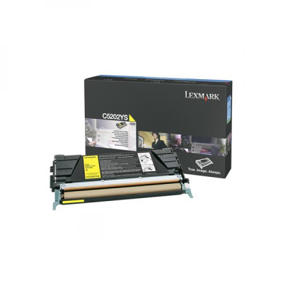 Lexmark C5202YS, originálny toner, žltý