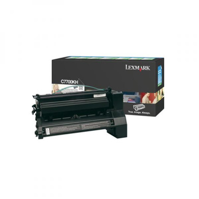 Lexmark C7700KH, originálny toner, čierny