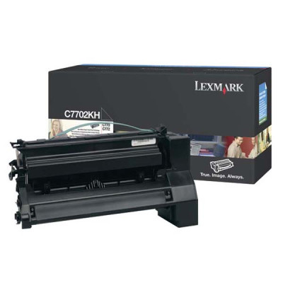 Lexmark C7702KH, originálny toner, čierny