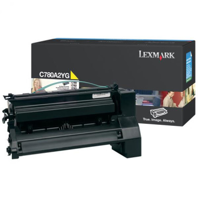 Lexmark C780A2YG, originálny toner, žltý