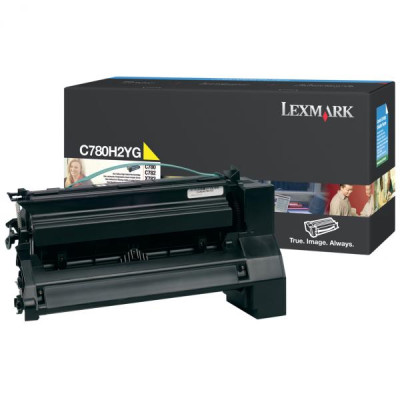 Lexmark C780H2YG, originálny toner, žltý