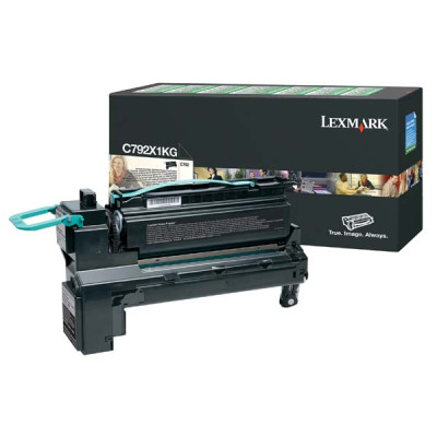 Lexmark C792X1KG, originálny toner, čierny