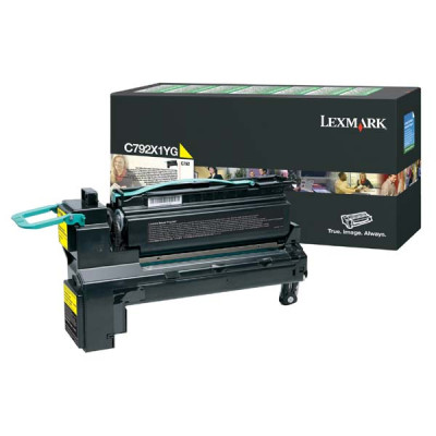 Lexmark C792X1YG, originálny toner, žltý