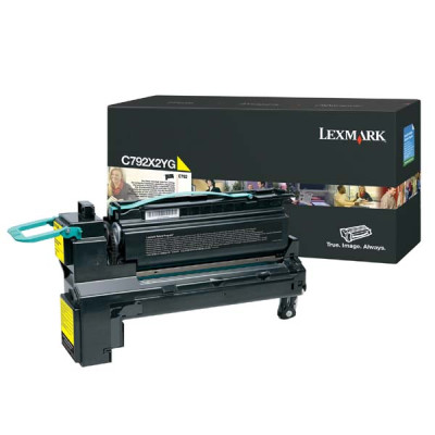 Lexmark C792X2YG, originálny toner, žltý