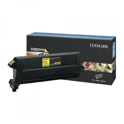 Lexmark C9202YH, originálny toner, žltý