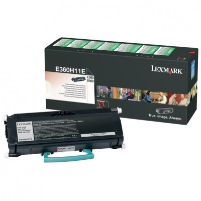 Lexmark E360H11E, originálny toner, čierny