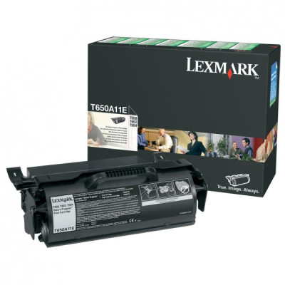 Lexmark T650A11E, originálny toner, čierny