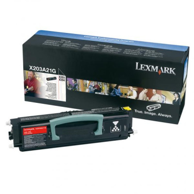 Lexmark X203A21G, originálny toner, čierny