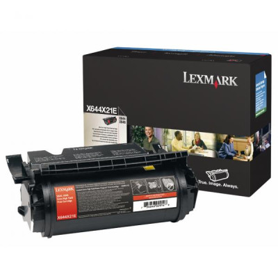 Lexmark X644X21E, originálny toner, čierny