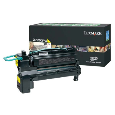 Lexmark X792X1YG, originálny toner, žltý