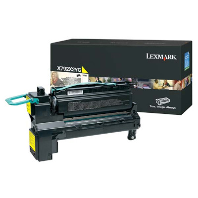 Lexmark X792X2YG, originálny toner, žltý