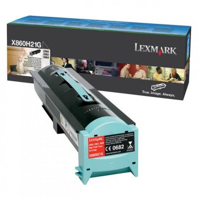 Lexmark X860H21G, originálny toner, čierny