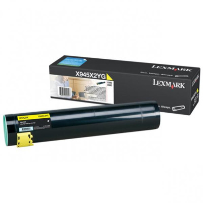 Lexmark X945X2Y, originálny toner, žltý