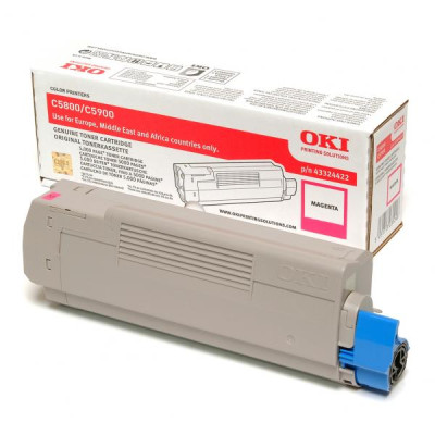 Oki C5800 (43324422), originálny toner, purpurový