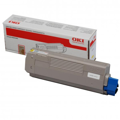 Oki C610 (44315305), originálny toner, žltý