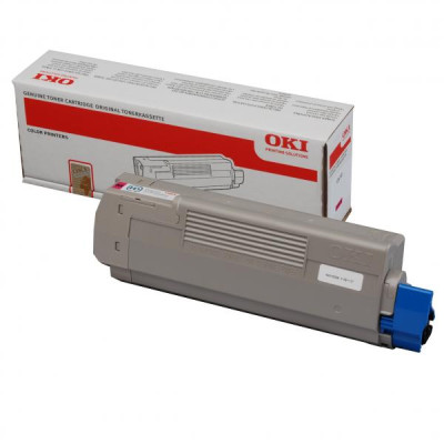 Oki C610 (44315306), originálny toner, purpurový, 6000 strán