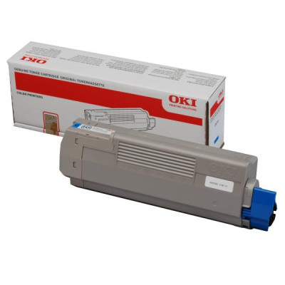 Oki C610 (44315307), originálny toner, azúrový