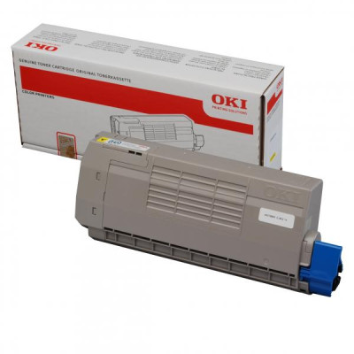 Oki C710 (44318605), originálny toner, žltý