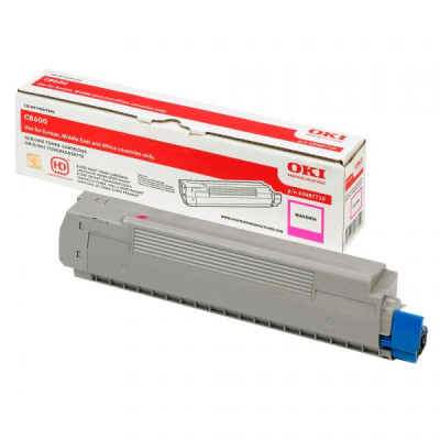 Oki C8600 (43487710), originálny toner, purpurový