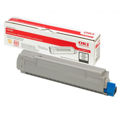 Oki C8600 (43487712), originálny toner, čierny