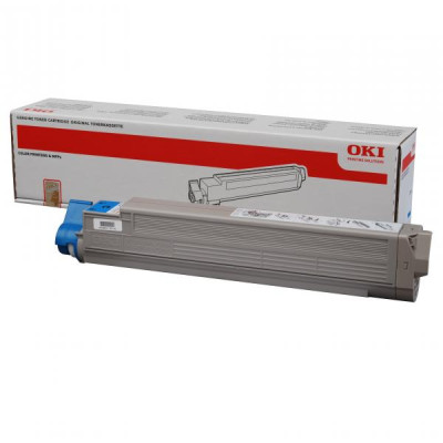 Oki C910 (44036023), originálny toner, azúrový