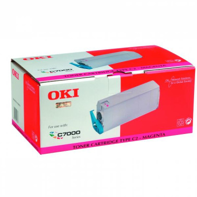 Oki Typ C2 (41304210), originálny toner, purpurový