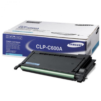 Samsung CLP-C600A, originálny toner, azúrový