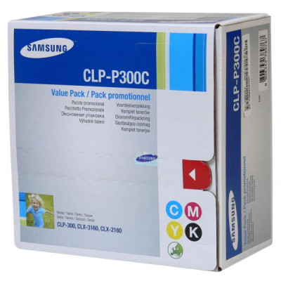 Samsung CLP-P300C, originálny toner, CMYK, 4-pack