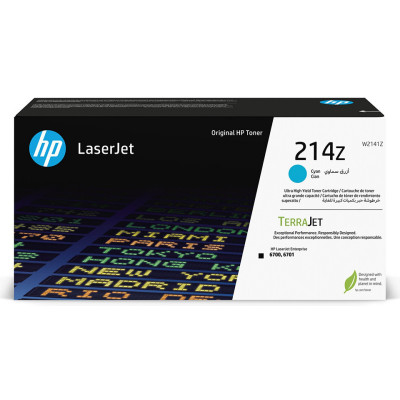 HP W2141Z (214Z), originálny toner, azúrový, 26000 strán