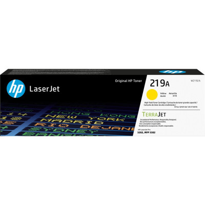 HP W2192A (219A), originálny toner, žltý, 1200 strán