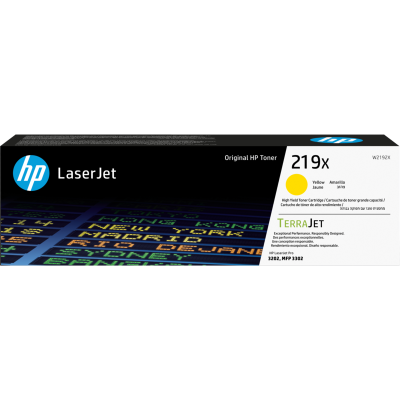 HP W2192X (219X), originálny toner, žltý, 2500 strán